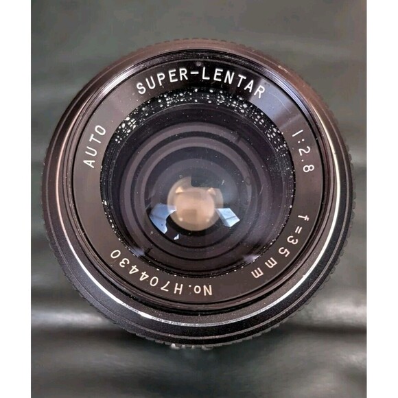 Super-Lentar 35mm 2.8 brilliant Glass Prime Street Lens Wide Minolta MD Mount - Picture 1 of 6